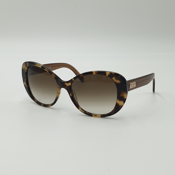 Kate Spade Brown Arcylic Round Frame Brown Lens Sunglasses. - Picture 16 of 16